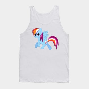 Lesbian Pride Rainbow Dash Tank Top